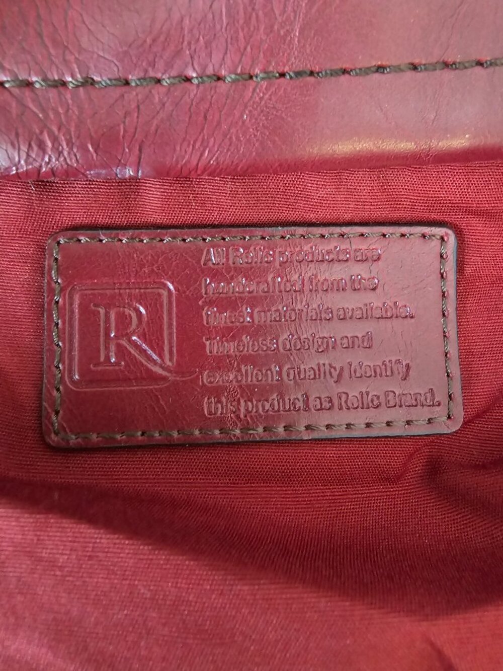 Relic Bag Red Faux Leather Casual Classic Shoulder - Picture 10 of 11